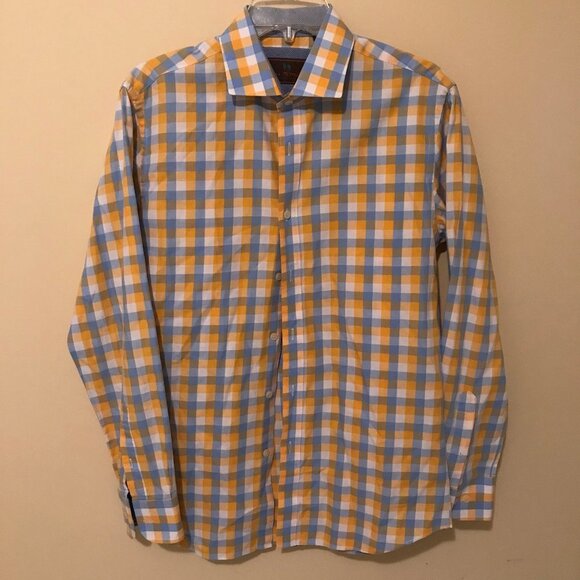 JamesTattersall London Checkered Shirt - Picture 1 of 5